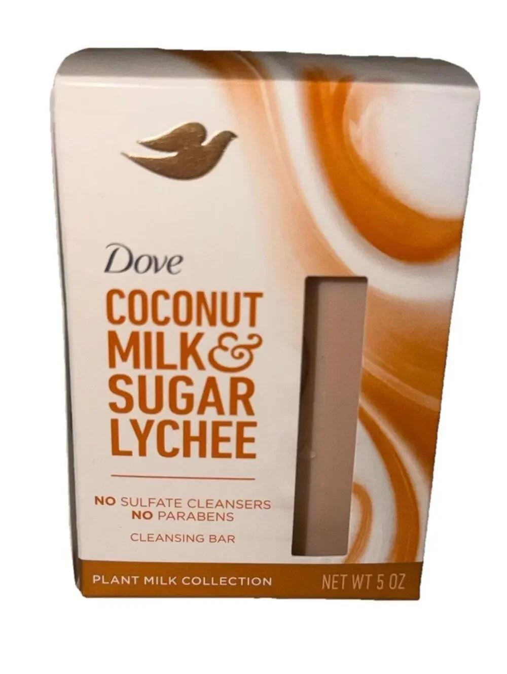 Lot Of 8 Dove Coconut Milk & Sugar Lychee Plant Milk Cleansing Bar Soap 5oz